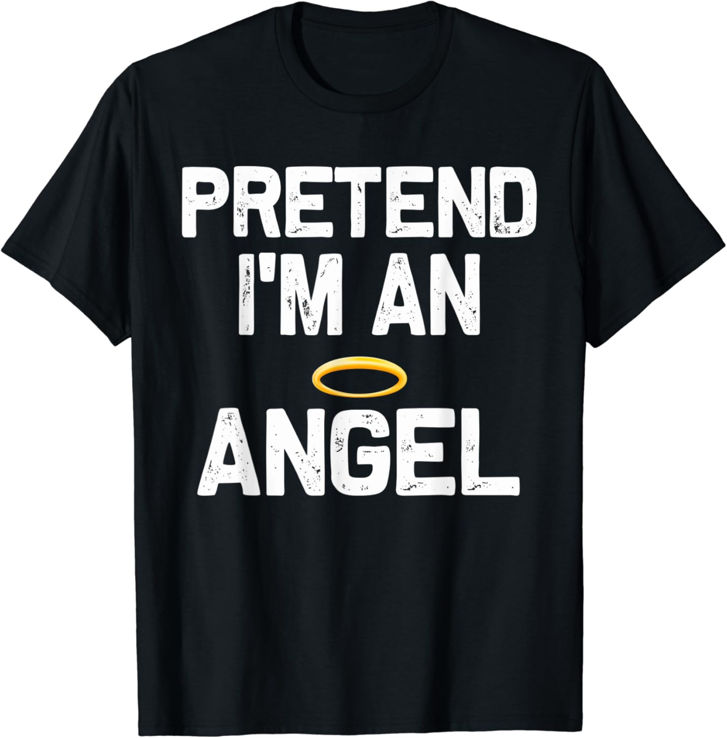 Pretend I'm an Angel Halloween Costumes TShirt Amazon.co.uk Fashion